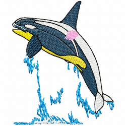 Fishes Embroidery Design 6